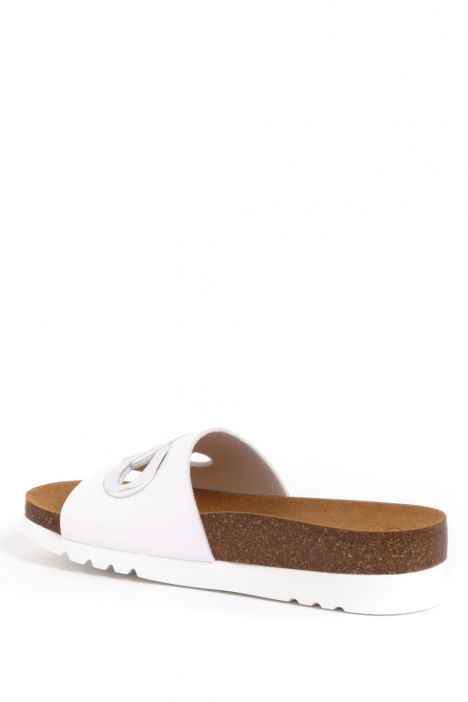 31332 Scholl Arenal Kadın Mantar Terlik 36-41 Beyaz / White