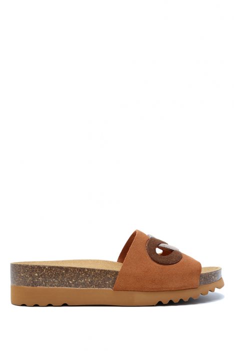 31333 Scholl Arenal Kadın Mantar Terlik 36-41 Konyak/Cognac/Multi