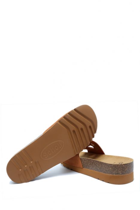 31333 Scholl Arenal Kadın Mantar Terlik 36-41 Konyak/Cognac/Multi