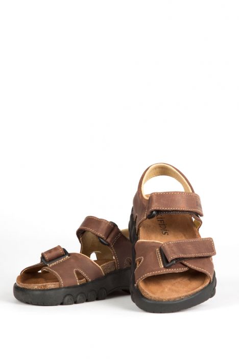 3194 Ch-Kifidis Çocuk Sandalet 27-35 Kahverengi / Brown