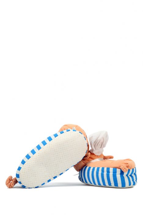 Kifidis Aşçı Domuz Peluş Terlik Lacivert / Navy