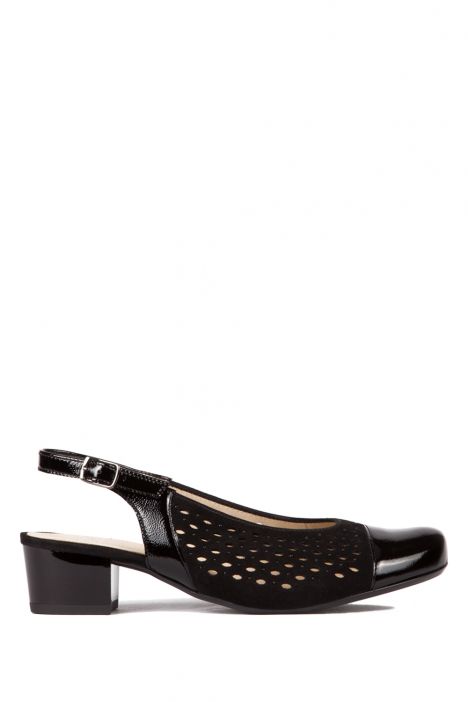 32084 Ara Shoes Kadın Topuklu Sandalet 3-8 VERNICE, SAMTCHEVRO, SCHWARZ - 01VSS