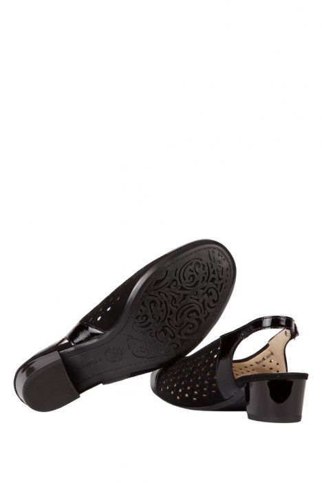 32084 Ara Shoes Kadın Topuklu Sandalet 3-8 VERNICE, SAMTCHEVRO, SCHWARZ - 01VSS