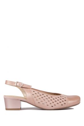 32084 Ara Shoes Kadın Topuklu Sandalet 3-8 NOVELLACALF, SAMTCHEVRO, PUDER - 05NSP