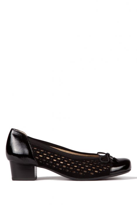 32088 Ara Shoes Kadın Topuklu Ayakkabı 3-8 VERNICE, SAMTCHEVRO, SCHWARZ - 01VSS