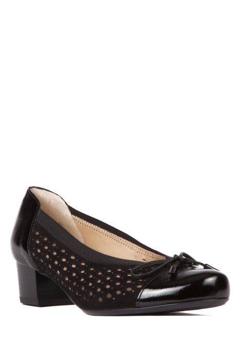 32088 Ara Shoes Kadın Topuklu Ayakkabı 3-8 VERNICE, SAMTCHEVRO, SCHWARZ - 01VSS