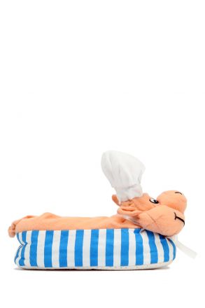 Kifidis Aşçı Domuz Peluş Terlik Lacivert / Navy