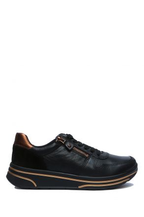 32440 Ara Shoes Sapporo Kadın Deri Spor Ayakkabı 3.5-8.5 GAU-SOF,GAM/KAL,SCHWARZ,MARRON - 01
