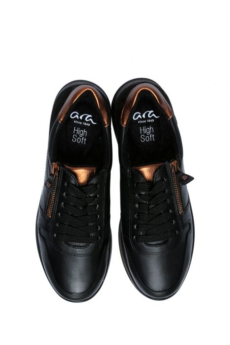 32440 Ara Shoes Sapporo Kadın Deri Spor Ayakkabı 3.5-8.5 GAU-SOF,GAM/KAL,SCHWARZ,MARRON - 01