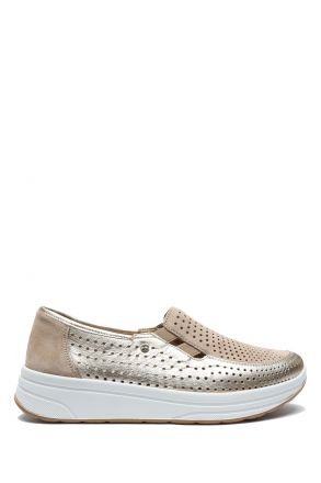 32450 Ara Shoes Kadın Deri Günlük Ayakkabı 3.5-7.5 PLATIN,SAND - 75