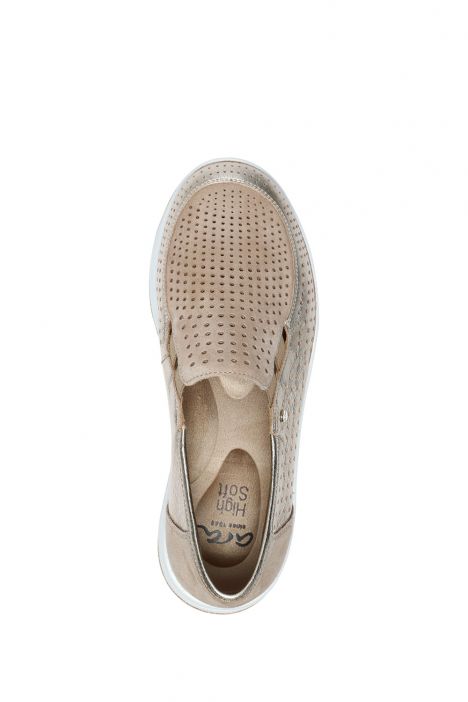 32450 Ara Shoes Kadın Deri Günlük Ayakkabı 3.5-7.5 PLATIN,SAND - 75