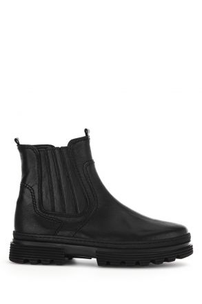 32511 Gabor Kadın Deri Bot 3.5-7.5 27 Black/New Jersey, schwarz (Micro)