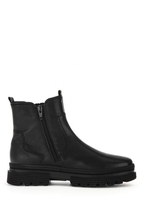 32511 Gabor Kadın Deri Bot 3.5-7.5 27 Black/New Jersey, schwarz (Micro)