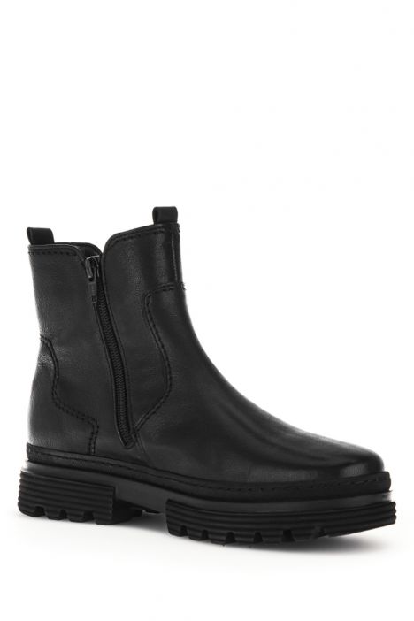 32511 Gabor Kadın Deri Bot 3.5-7.5 27 Black/New Jersey, schwarz (Micro)