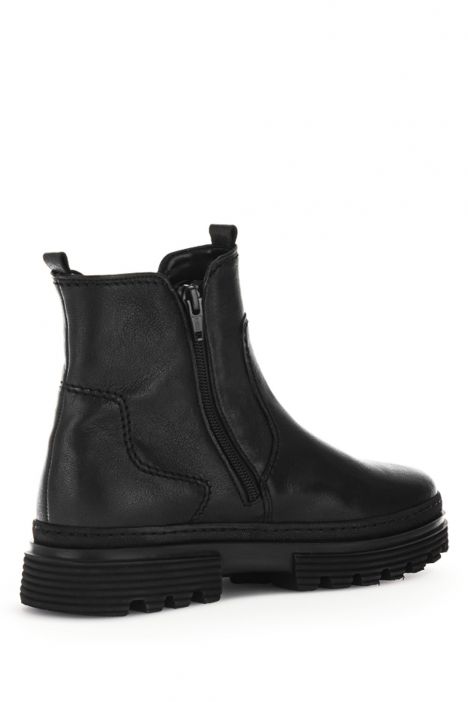 32511 Gabor Kadın Deri Bot 3.5-7.5 27 Black/New Jersey, schwarz (Micro)