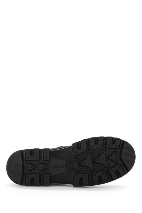 32511 Gabor Kadın Deri Bot 3.5-7.5 27 Black/New Jersey, schwarz (Micro)