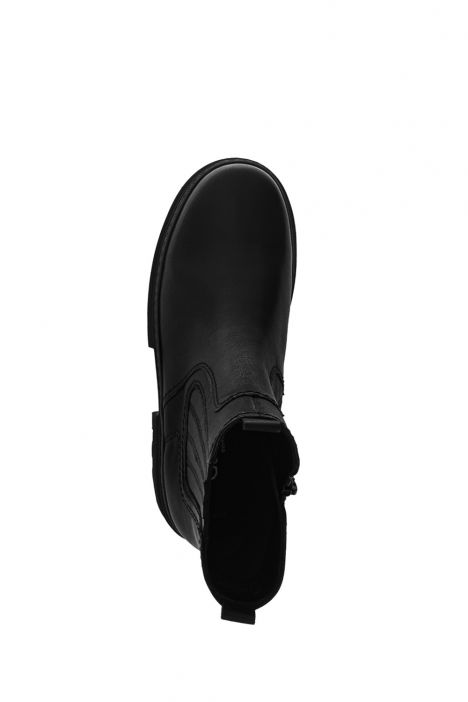 32511 Gabor Kadın Deri Bot 3.5-7.5 27 Black/New Jersey, schwarz (Micro)