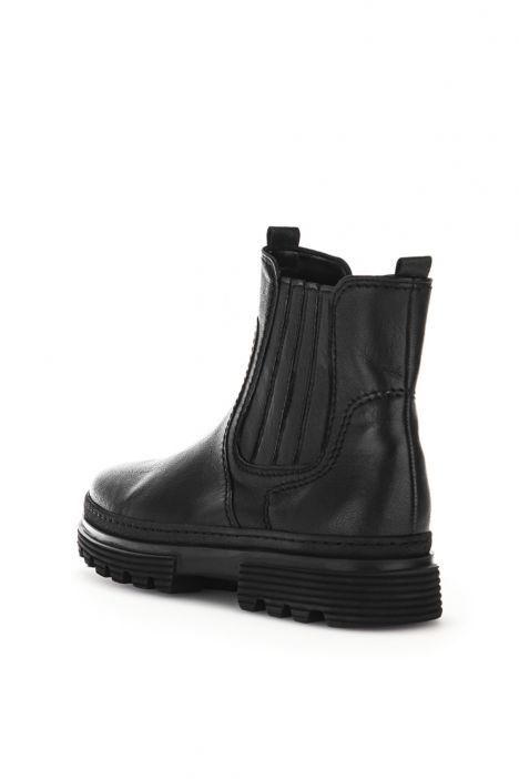 32511 Gabor Kadın Deri Bot 3.5-7.5 27 Black/New Jersey, schwarz (Micro)