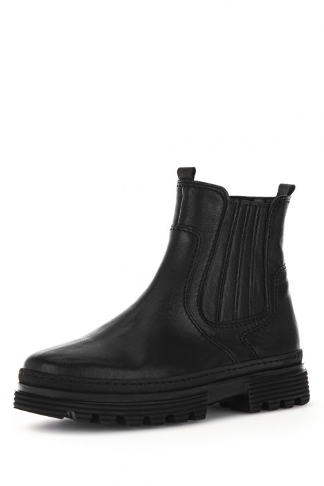 32511 Gabor Kadın Deri Bot 3.5-7.5 27 Black/New Jersey, schwarz (Micro)