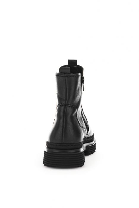 32511 Gabor Kadın Deri Bot 3.5-7.5 27 Black/New Jersey, schwarz (Micro)