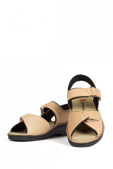 3308 Berkemann Kadın Deri Sandalet 36-41 Nappa Desert - 702