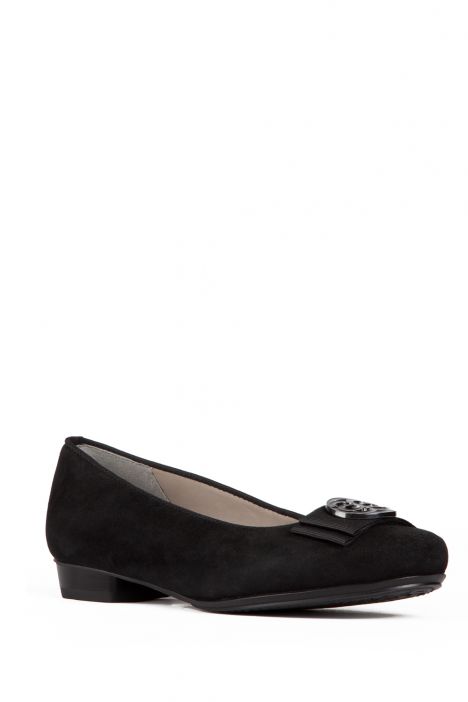 33123 Ara Shoes Kadın Nubuk Babet 3,5-8,5 SCHWARZ - 09S