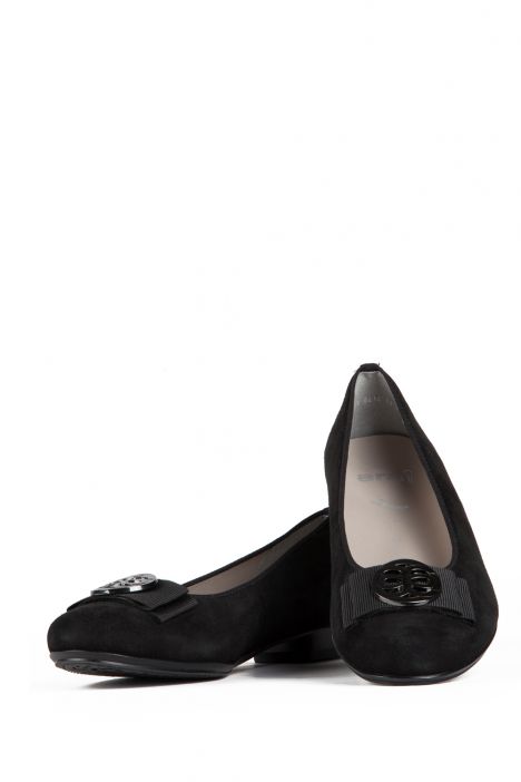 33123 Ara Shoes Kadın Nubuk Babet 3,5-8,5 SCHWARZ - 09S