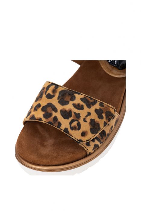 33505 Ara Shoes Bilbao-S Kadın Deri Sandalet 36-41 12 LEO,MURANOLACK , BLACK