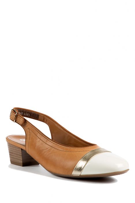 33543 Ara Shoes Kadın Topuklu Ayakkabı 3-8 WEISS,PLATIN/SADDLE - 08WP