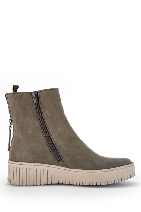 33631 Gabor Kadın Deri Bot 36-41 11 Haki/Soft Nubuk(Micro)-oliv (dust)
