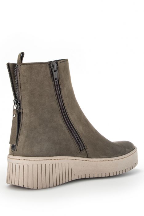 33631 Gabor Kadın Deri Bot 36-41 11 Haki/Soft Nubuk(Micro)-oliv (dust)