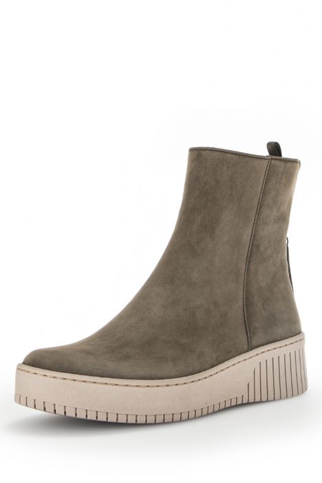 33631 Gabor Kadın Deri Bot 36-41 11 Haki/Soft Nubuk(Micro)-oliv (dust)
