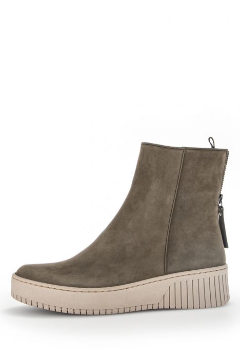 33631 Gabor Kadın Deri Bot 36-41 11 Haki/Soft Nubuk(Micro)-oliv (dust)