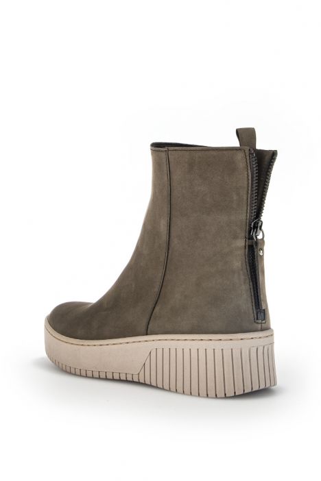 33631 Gabor Kadın Deri Bot 36-41 11 Haki/Soft Nubuk(Micro)-oliv (dust)