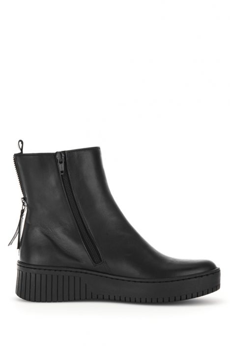 33631 Gabor Kadın Deri Bot 36-41 27 Siyah/Foulardcalf(Micro)-schwarz (schwarz)