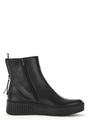33631 Gabor Kadın Deri Bot 36-41 27 Siyah/Foulardcalf(Micro)-schwarz (schwarz)