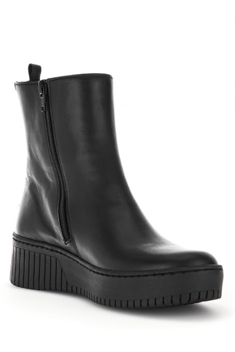 33631 Gabor Kadın Deri Bot 36-41 27 Siyah/Foulardcalf(Micro)-schwarz (schwarz)