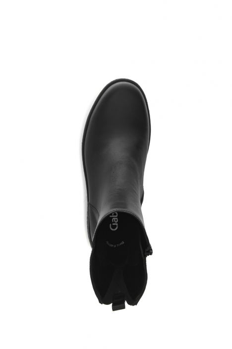 33631 Gabor Kadın Deri Bot 36-41 27 Siyah/Foulardcalf(Micro)-schwarz (schwarz)