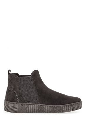 33731 Gabor Kadın Deri Bot 3.5-7.5 19 Antrasit/Velour(Micro)-pepper(anthrazit)