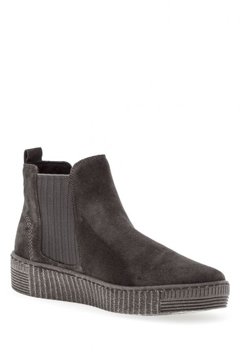 33731 Gabor Kadın Deri Bot 3.5-7.5 19 Antrasit/Velour(Micro)-pepper(anthrazit)