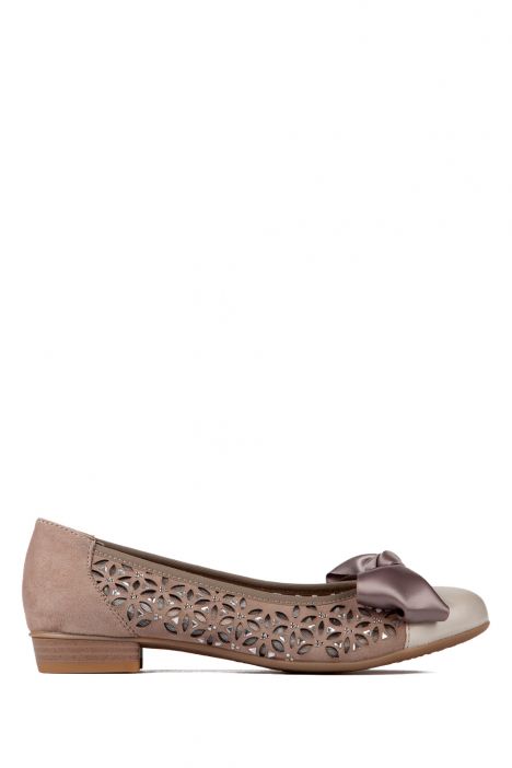 33757 Ara Shoes Kadın Nubuk Ayakkabı 3-8 FOSSIL,TAUPE-SILBER - 05FT