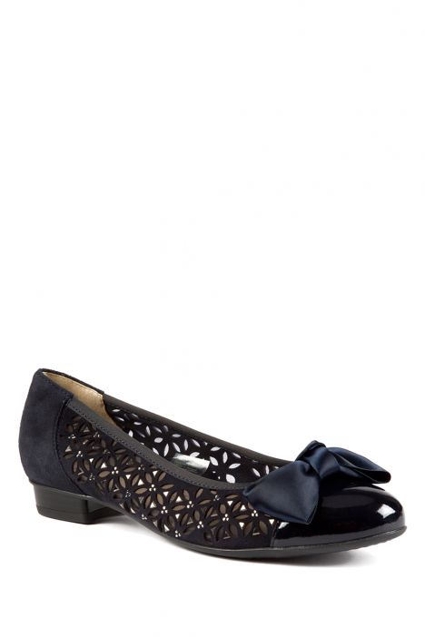 33757 Ara Shoes Kadın Nubuk Ayakkabı 3-8 BLUE VERNİCE - 02BV