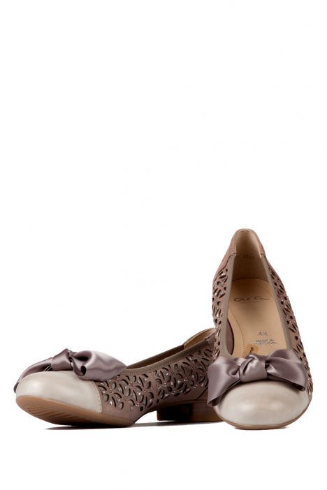33757 Ara Shoes Kadın Nubuk Ayakkabı 3-8 FOSSIL,TAUPE-SILBER - 05FT