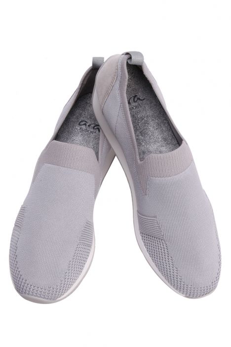 34080 Ara Shoes Kadın Anatomik Ayakkabı 3.5-8.0 WOVENST,VELOUR,PEBBLE - 18WP