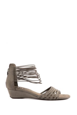 34112 Ara Shoes Kadın Deri Sandalet  3-8 TAUPE - 06T