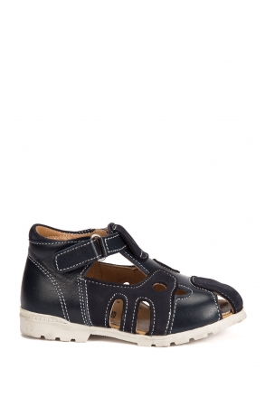 342 Kalite İlk Adım Çocuk Ayakkabısı 19-24 Nubuk Lacivert / Nubuck Navy