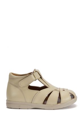 343 Kalite Çocuk Ayakkabı 25-29 Bej / Beige