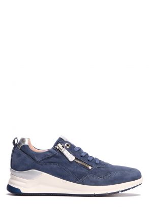 34501 Salamander Kadın Süet Spor Ayakkabı 36-41 22 GOAT SUEDE,METALLIC S. OCEAN