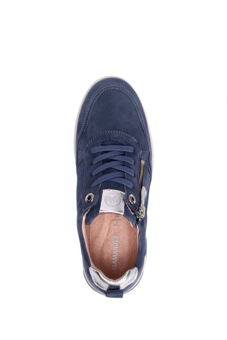 34501 Salamander Kadın Süet Spor Ayakkabı 36-41 22 GOAT SUEDE,METALLIC S. OCEAN