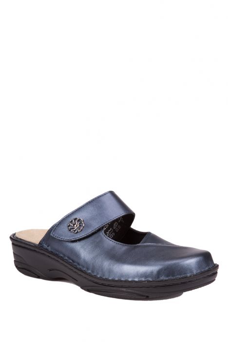 3457 Berkemann Heliane Kadın Anatomik Terlik 3.0-8.5 Blue Perlato / Strc. - 371
